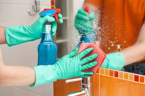Professional house cleaning in a Kingston family home
