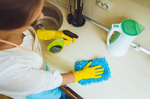Booking and payment terms for a cleaning service