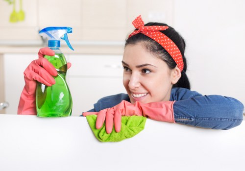 End of tenancy cleaning tasks in a Kingston kitchen and bathroom