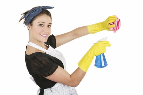 After builders cleaning for a Kingston commercial refurbishment