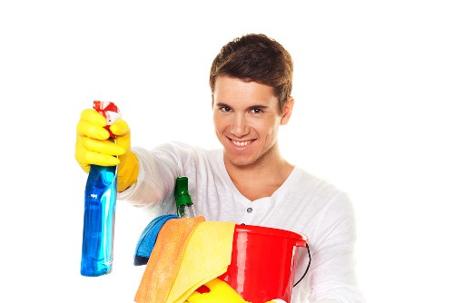 Charity reuse and recycling items sorted during a sustainable clearance